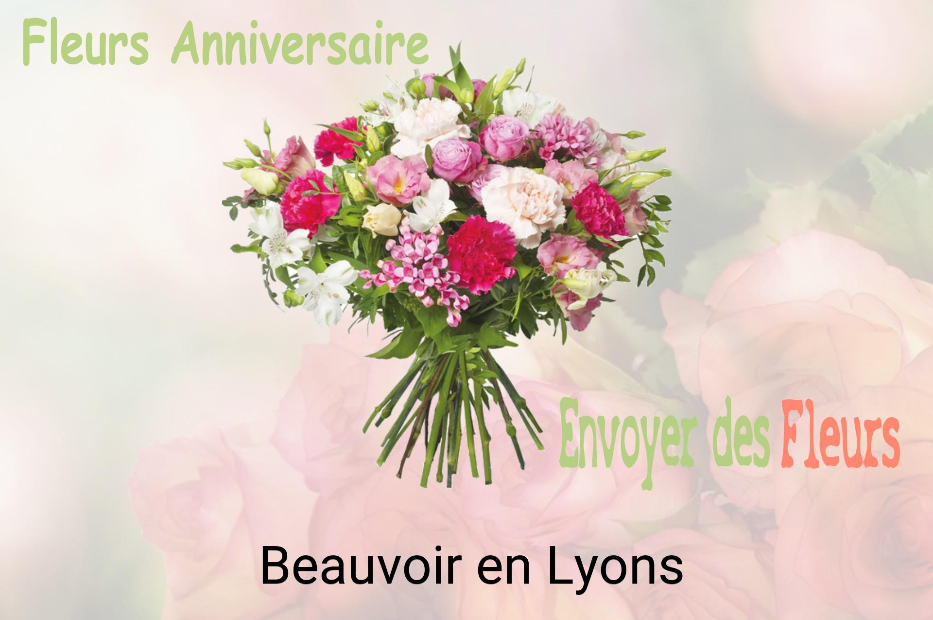 Bouquet de fleurs d’anniversaire livré à Beauvoir-en-Lyons