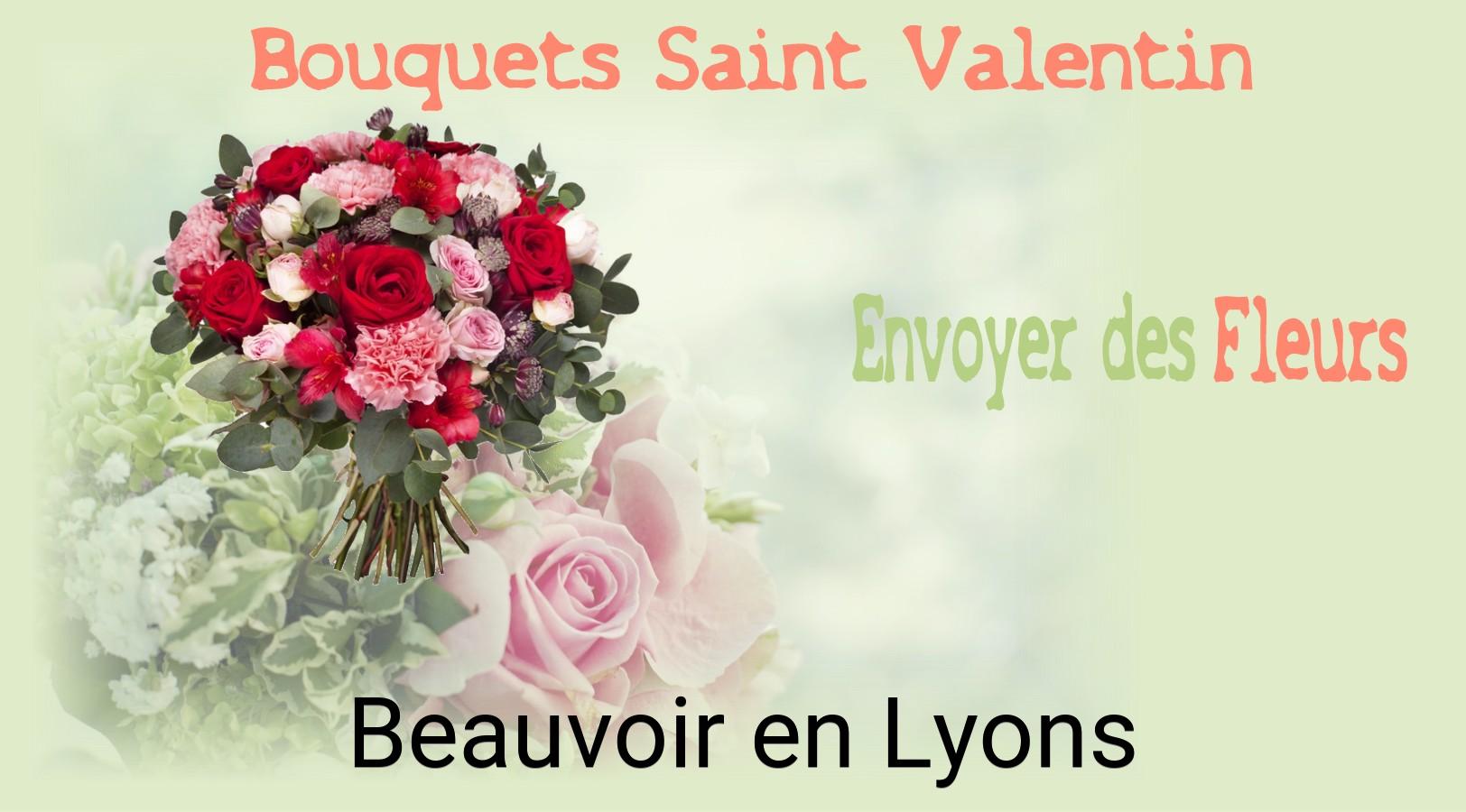 Roses de Saint-Valentin livrées à Beauvoir-en-Lyons